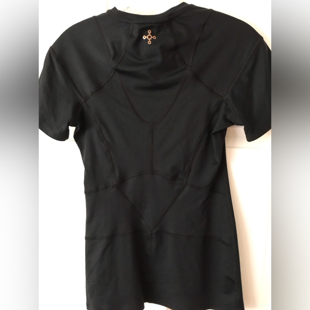 Tommie Copper Full Back Support Shirt black short sleeve size M